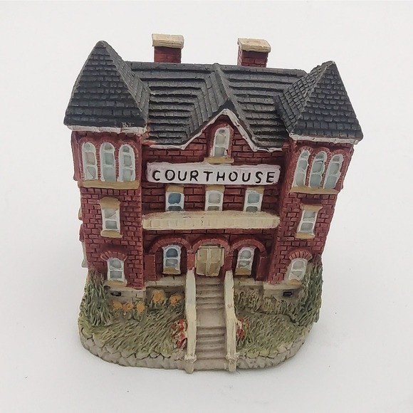 Liberty Falls Americana Collection Courthouse Dr Stevens Swanson Town Buildings - Picture 7 of 10